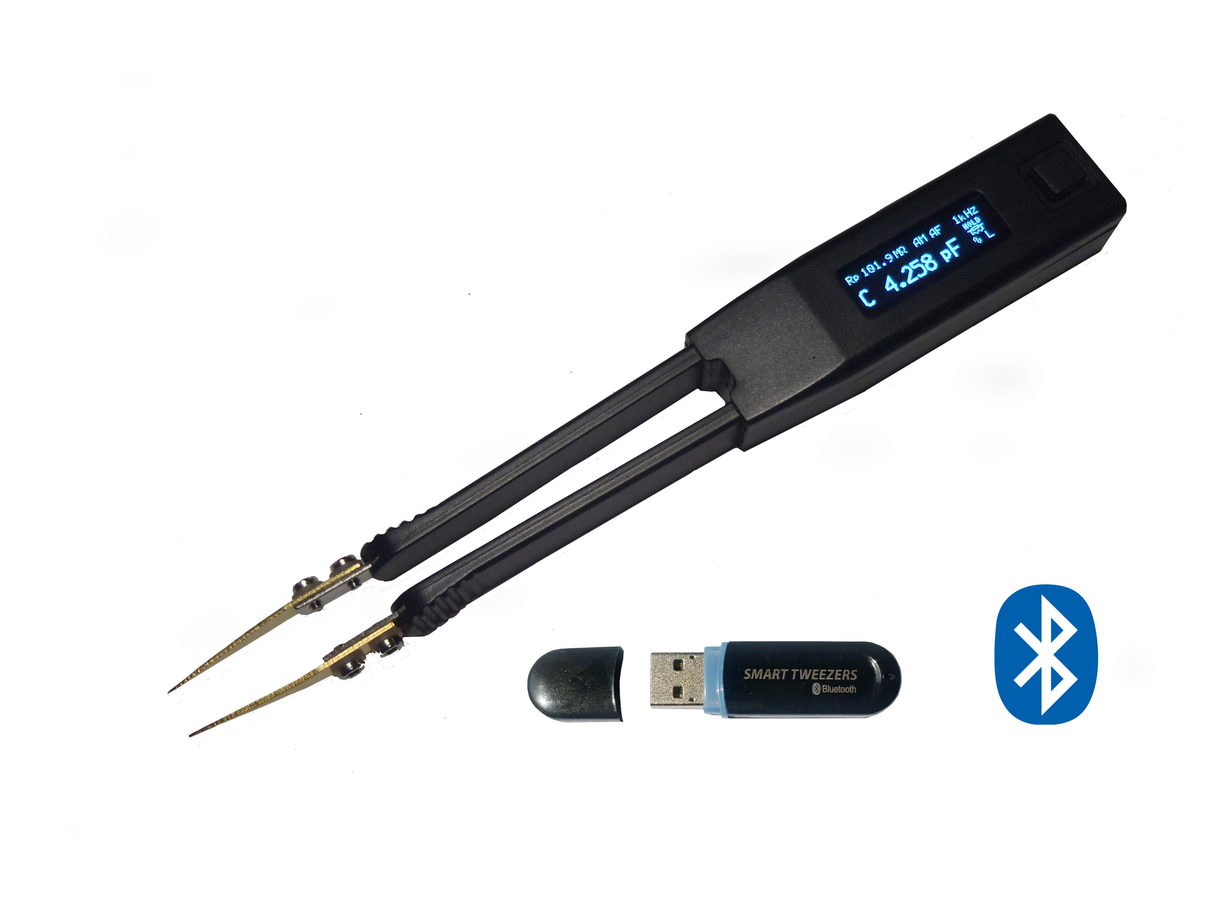 Smart Tweezers ST5S-BT with Bluetooth and Receiver Stick
